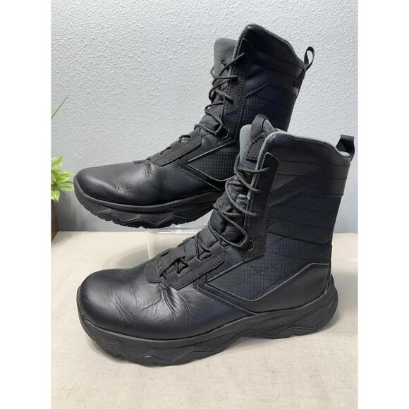 Under Armour UA Stellar G2 Tactical Leather Boots Mens  12.5 - Picture 2 of 9